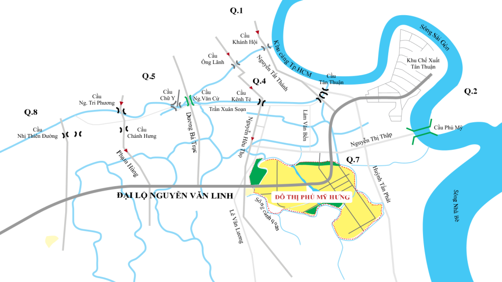 triton crown phú mỹ hưng vị trí